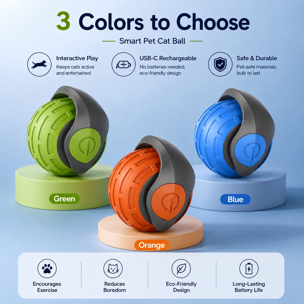 Smart Interactive Cat Ball