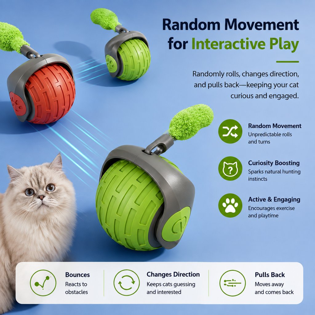 Smart Interactive Cat Ball